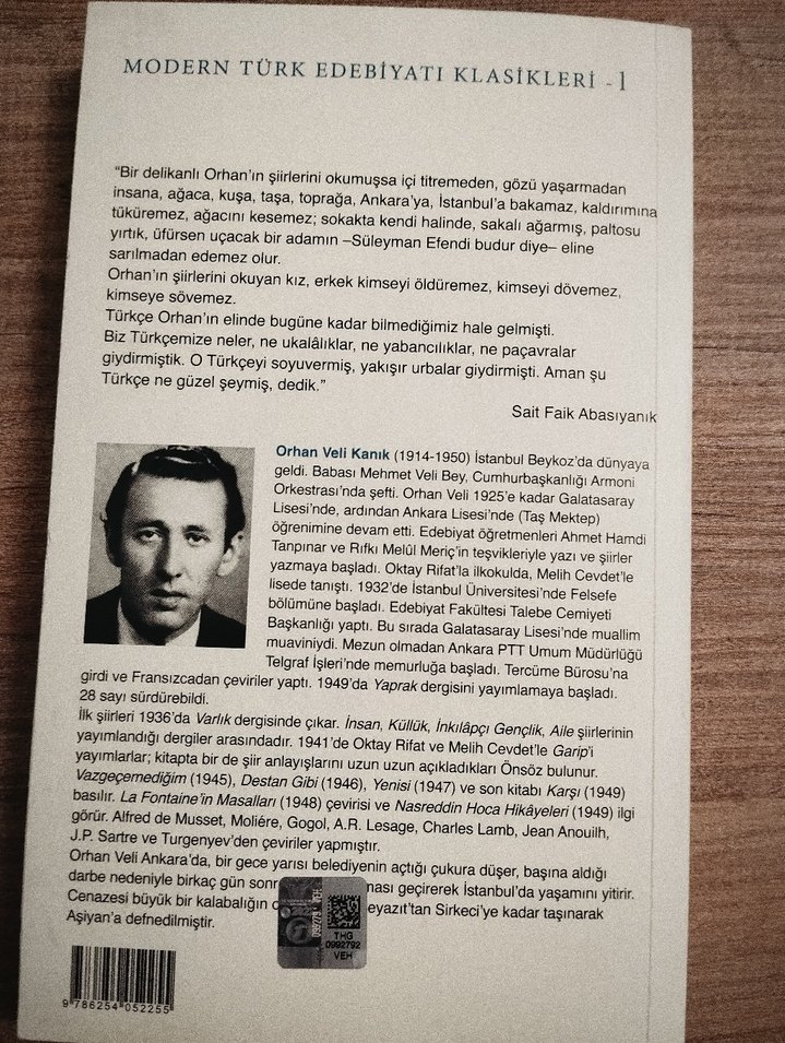 Orhan Veli Bütün Şiirleri - Modern Türk Edebiyatı - Görsel 2