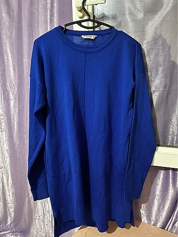 Lacivert tunik kazak