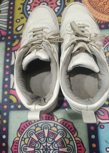 Beyaz Bağcıklı Günlük Spor Ayakkabı - Görsel 6