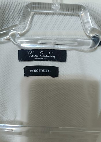 Erkek Beyaz Pamuklu Polo Yaka Tişört - Görsel 3