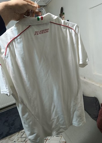 Beyaz Kısa Kollu Erkek Polo Tişört - Görsel 4