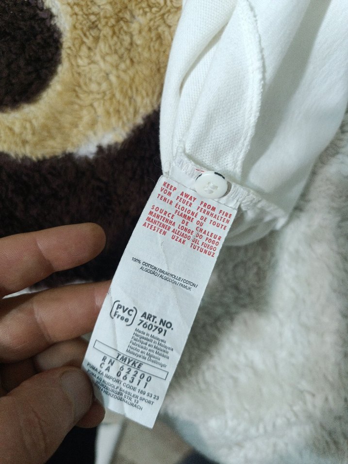 Beyaz Kısa Kollu Erkek Polo Tişört - Görsel 5