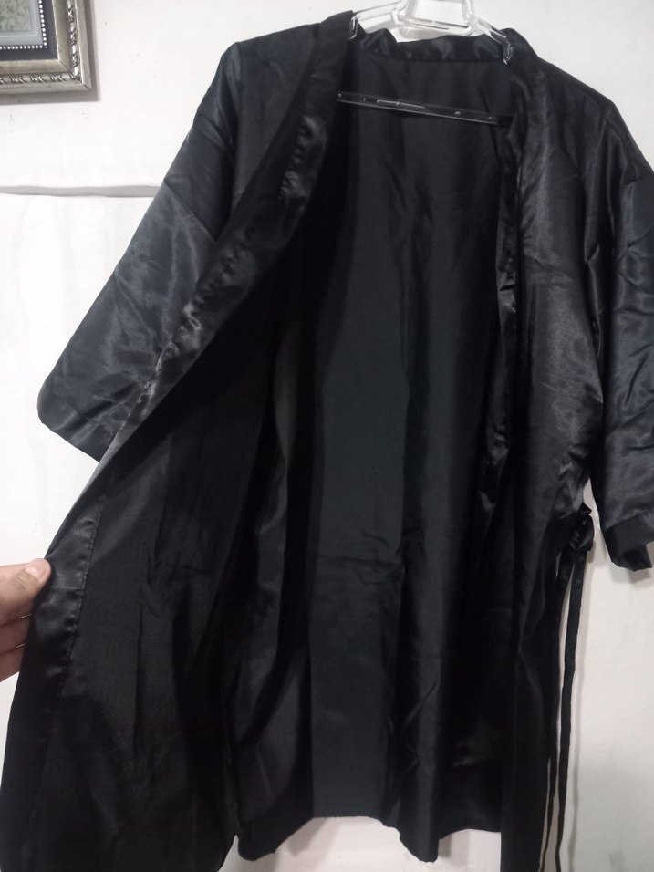 Kadın Siyah Uzun Gotik Sabahlık - Görsel 2