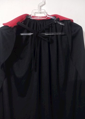 Kadın Siyah Uzun Kollu Gotik Uzun Elbise - Görsel 4