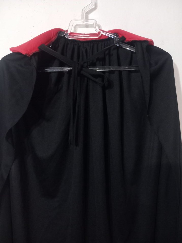 Kadın Siyah Uzun Kollu Gotik Uzun Elbise - Görsel 4