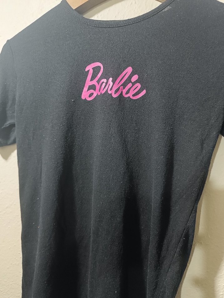 Kız Çocuk Pembe Baskılı Kısa Kollu Tişört - Görsel 2