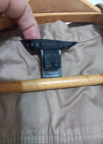 Bej Midi kadın  Keten Ceket - Görsel 4