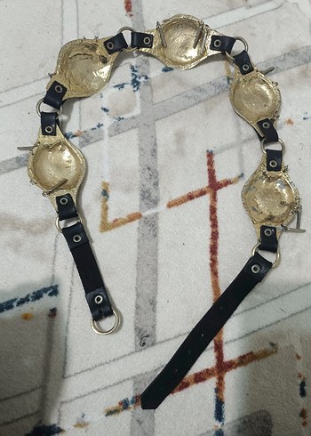 Bohem Zincir Detaylı Deri Kadın Kemer - Görsel 3