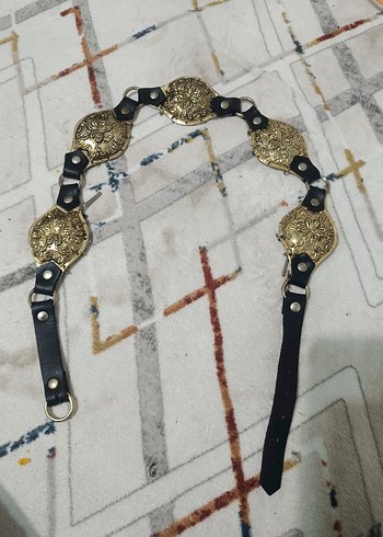 Bohem Zincir Detaylı Deri Kadın Kemer - Görsel 7