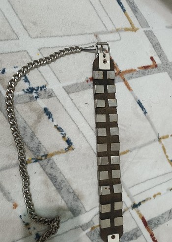 Bohem Zincir Detaylı Deri Kadın Kemer - Görsel 2