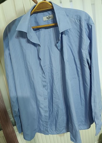 Mavi Erkek Gömlek Uzun Kollu - Görsel 3