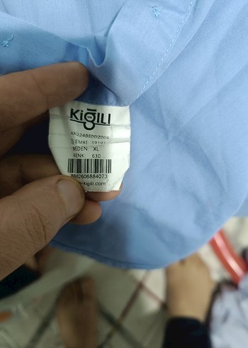 Mavi Erkek Gömlek Uzun Kollu - Görsel 6