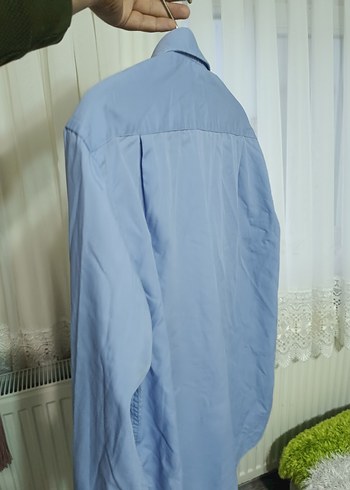 Mavi Erkek Gömlek Uzun Kollu - Görsel 4