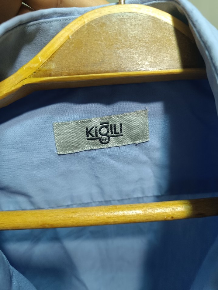 Mavi Erkek Gömlek Uzun Kollu - Görsel 5