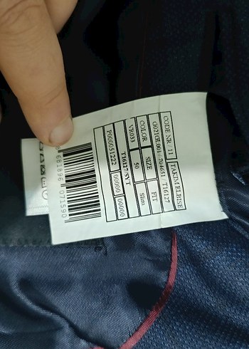 Düğmeli Lacivert Erkek Takım Elbise - Görsel 7