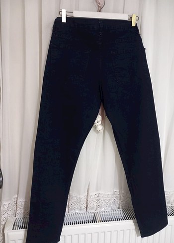 Lacivert Normal Boy cepsiz erkek Kot Pantolon - Görsel 2