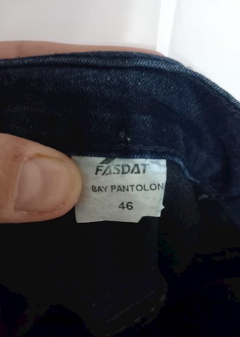 Lacivert Normal Boy cepsiz erkek Kot Pantolon - Görsel 5