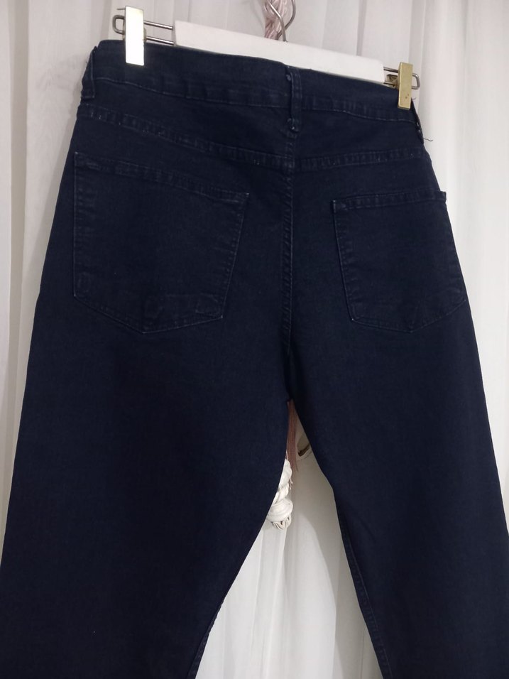 Lacivert Normal Boy cepsiz erkek Kot Pantolon - Görsel 4