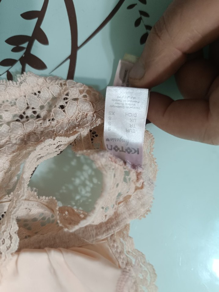 Bej Dantel Detaylı Midi Boy Sütyen 5 adet - Görsel 3