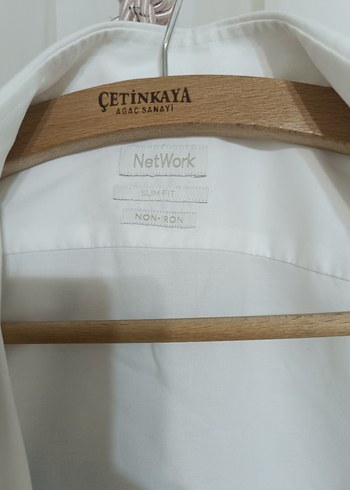 Erkek Beyaz Pamuklu Düğmeli Gömlek - Görsel 3