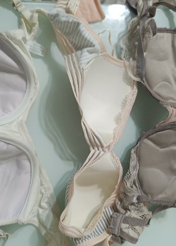 Bohem Beyaz Dantel Detaylı Sütyenler - Görsel 2