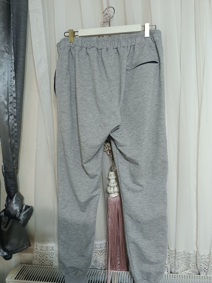 Gri Rahat Kesim erkek Eşofman Altı - Görsel 3