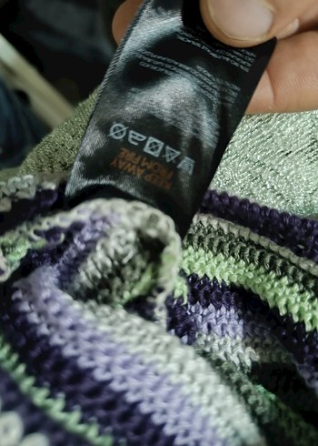 Mor Gri Bohem Mini Bağlamalı Büstiyer - Görsel 5