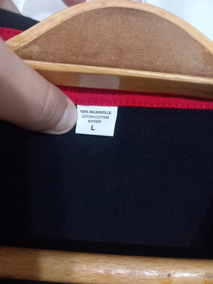 Düğmeli Siyah Erkek Polo Tişört - Görsel 3