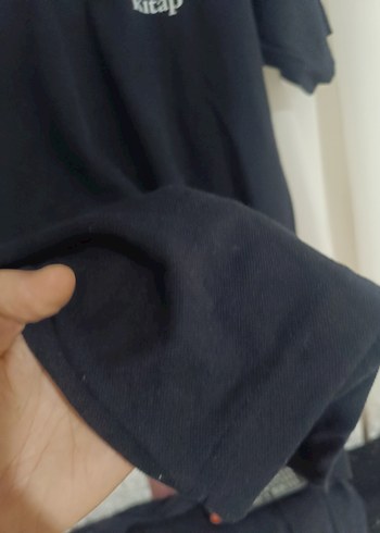 Siyah Düğmeli Erkek Polo Tişört - Görsel 3