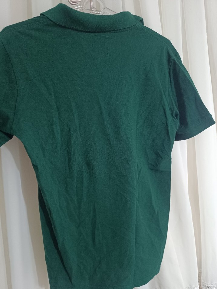 Erkek Yeşil Kısa Kollu Polo Tişört - Görsel 3