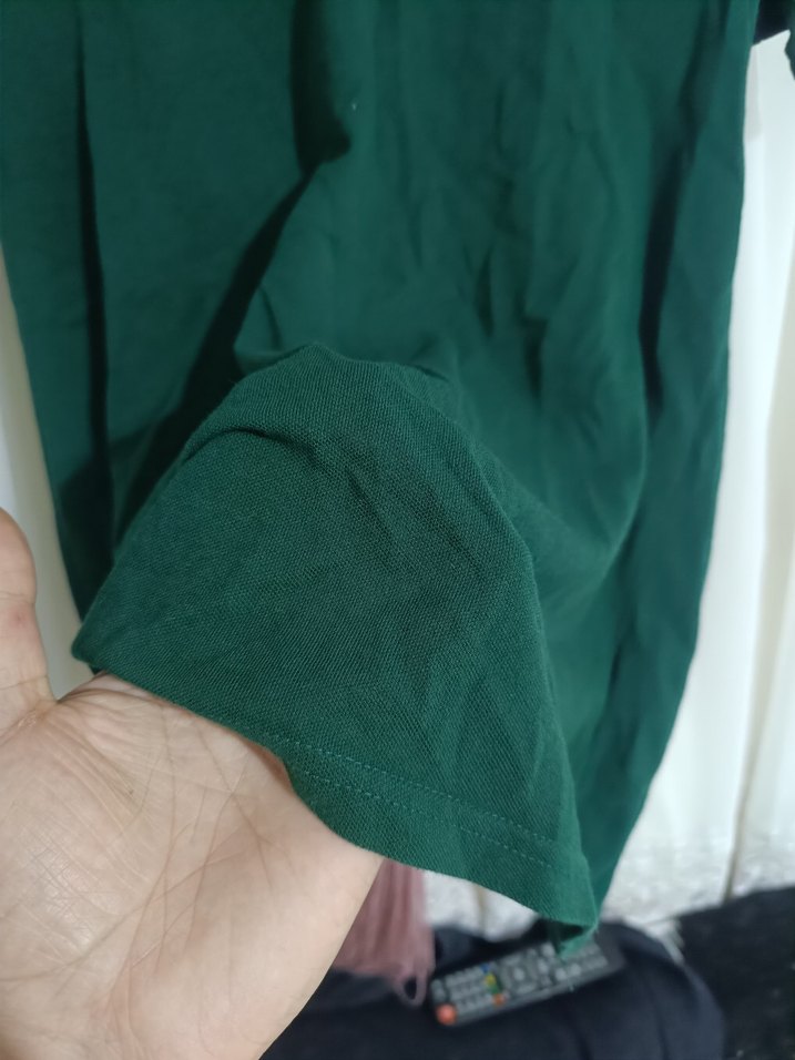 Erkek Yeşil Kısa Kollu Polo Tişört - Görsel 2