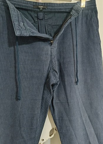 Erkek Düğmeli Lacivert Denim Pantolon - Görsel 2
