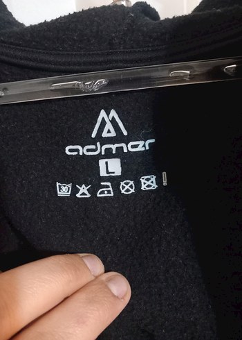 Siyah Fermuarlı Kadın sweatshirt - Görsel 3