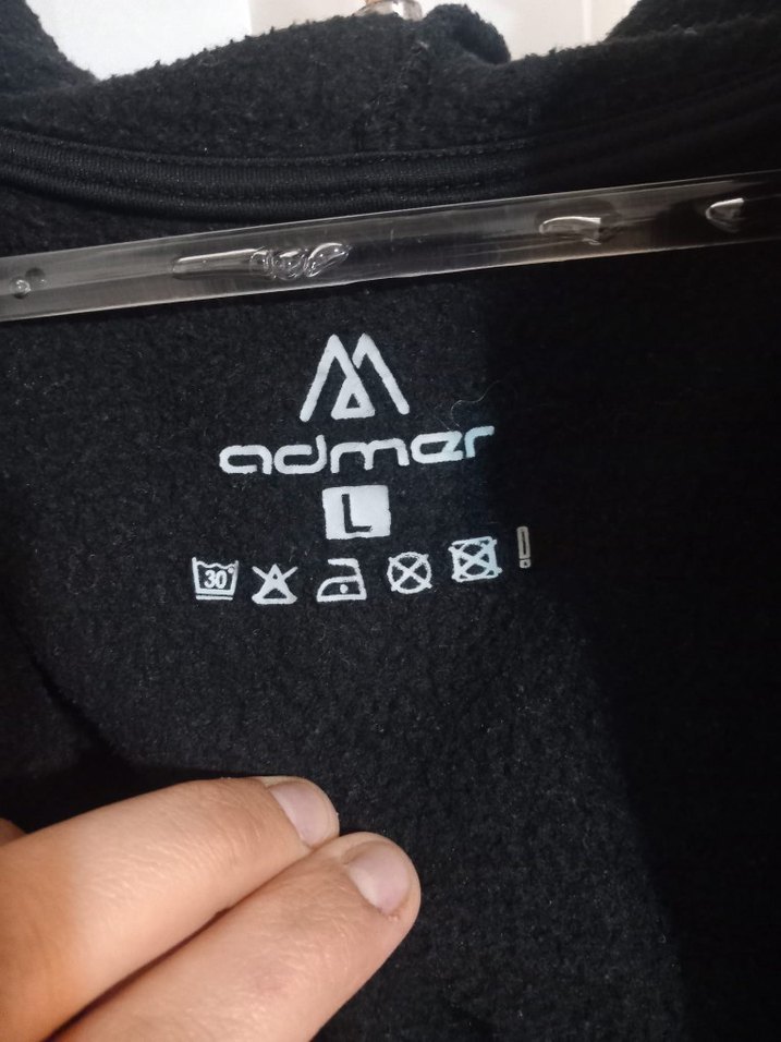 Siyah Fermuarlı Kadın sweatshirt - Görsel 3