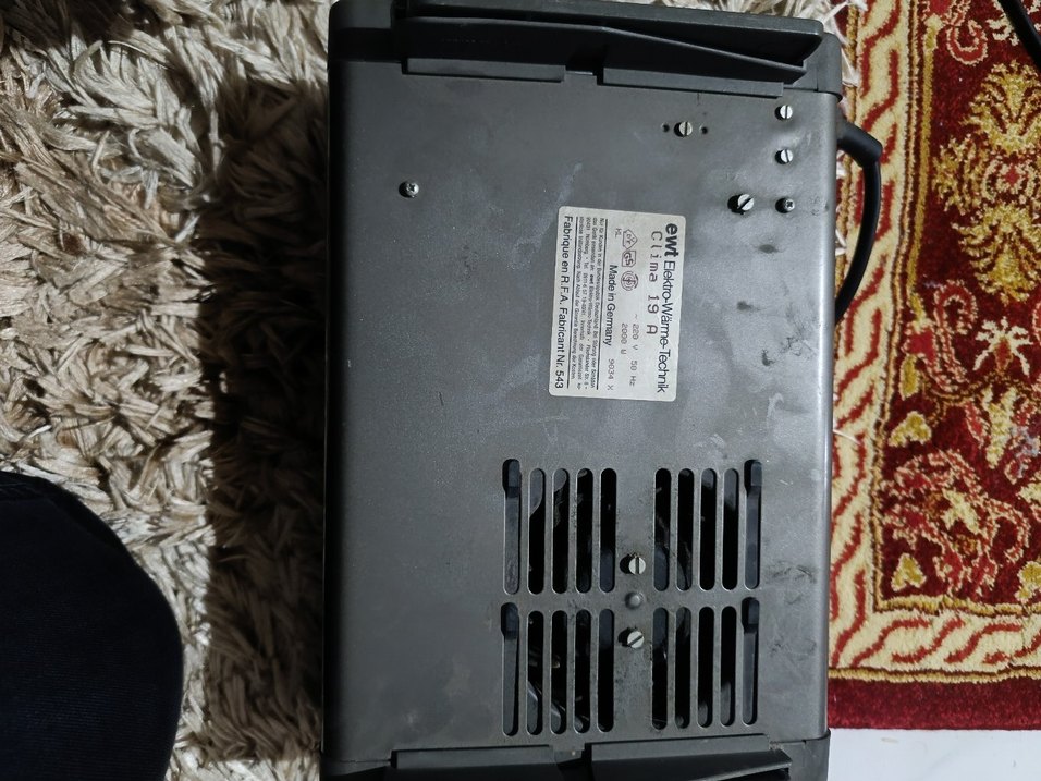 Gri Elektrikli Isıtıcı - Görsel 4