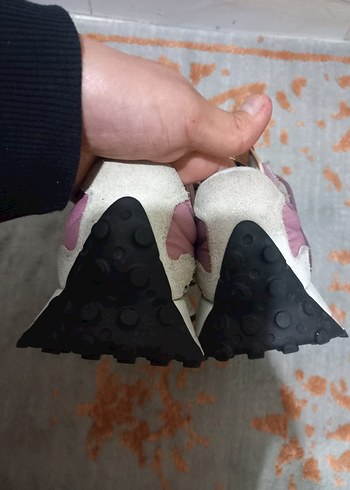 Pembe Bağcıklı Yüksek Topuklu Spor Ayakkabı - Görsel 7