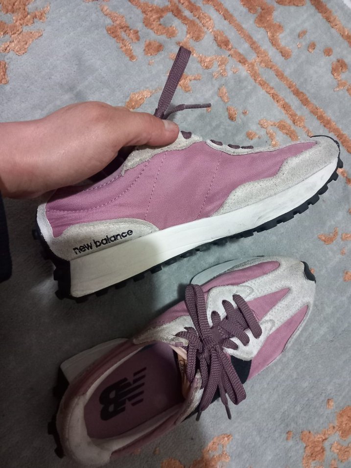 Pembe Bağcıklı Yüksek Topuklu Spor Ayakkabı - Görsel 5