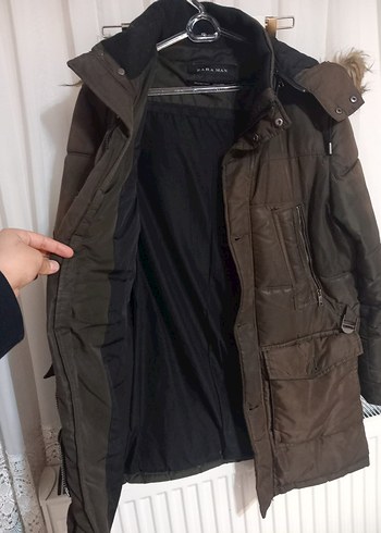 Kahverengi Kürklü erkek Kış Montu - Görsel 2