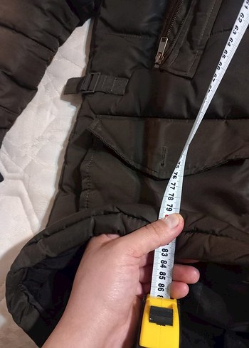 Kahverengi Kürklü erkek Kış Montu - Görsel 6