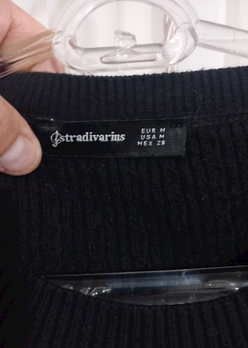 Siyah İnce Triko Kadın Kazak - Görsel 2