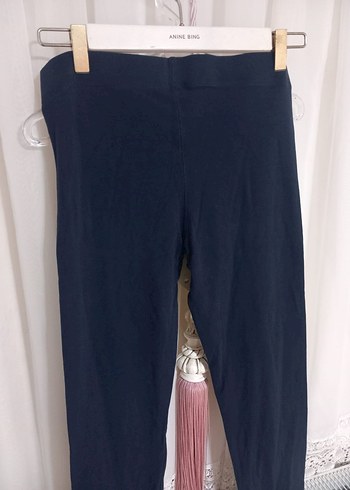 Kadın Lacivert Denim Tayt - Görsel 3