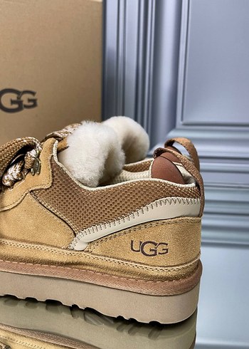 diğer Beden UGG Kadın Kahverengi Süet Platform Topuklu Bot