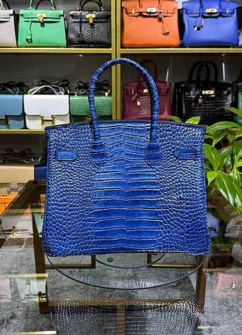 Beden lacivert Renk Hermes Birkin Crocodile 30 cm