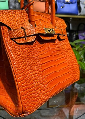  Beden Hermes Birkin Crocodile 30 cm ???? Hakiki Deri İthal Aksesuarlı 