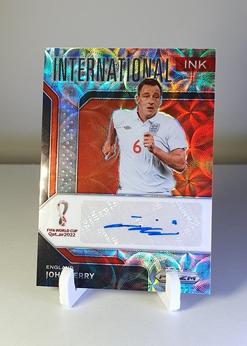John Terry auto imzalı Panini Prizm Topps