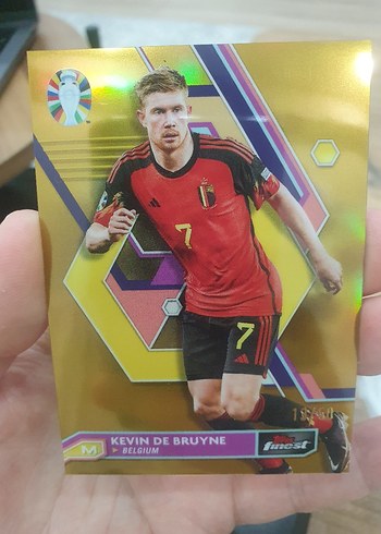 Kevin De Bruyne Belçika Futbol Kartı