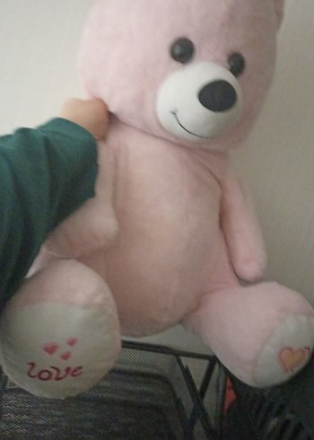 Pembe Peluş Ayıcık Oyuncak - Görsel 4