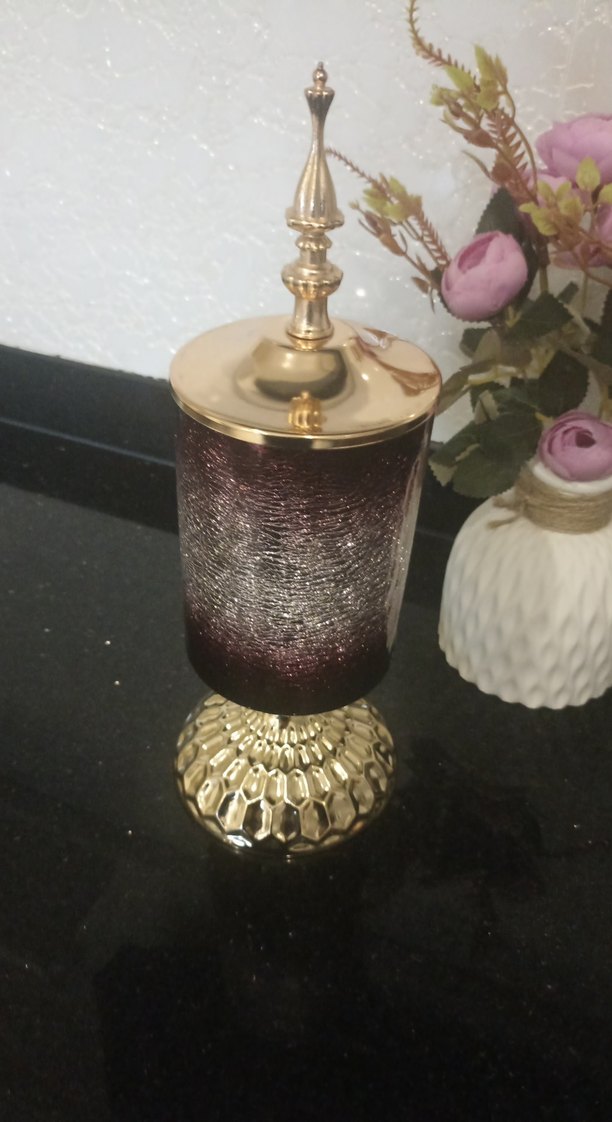 Bordo Kapaklı Altın Detaylı aksesuar buyuk - Görsel 2