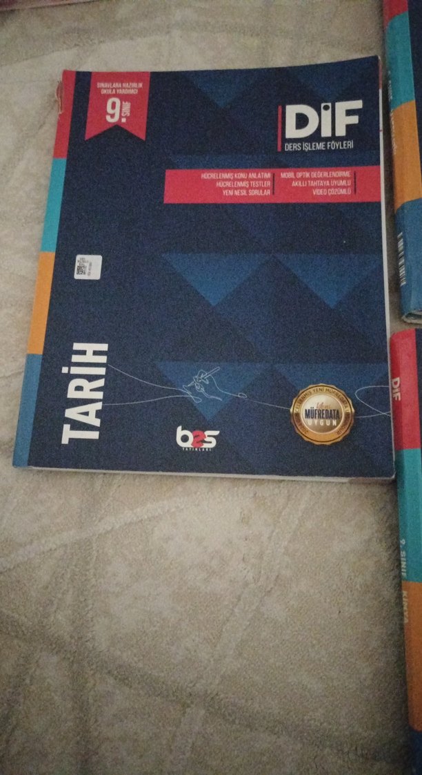 DİF Matematik, Kimya ve Tarih Soru Bankaları - Görsel 4