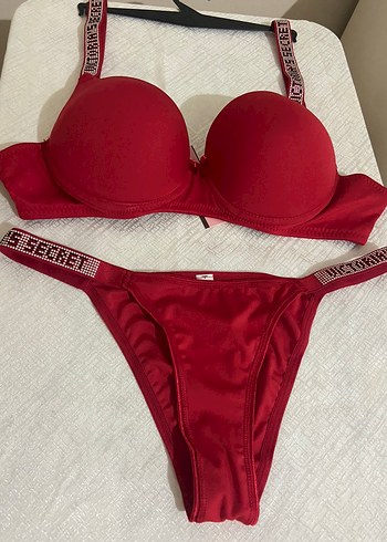 Victorias secret taşlı Sütyen ve Külot Takımı - Görsel 2